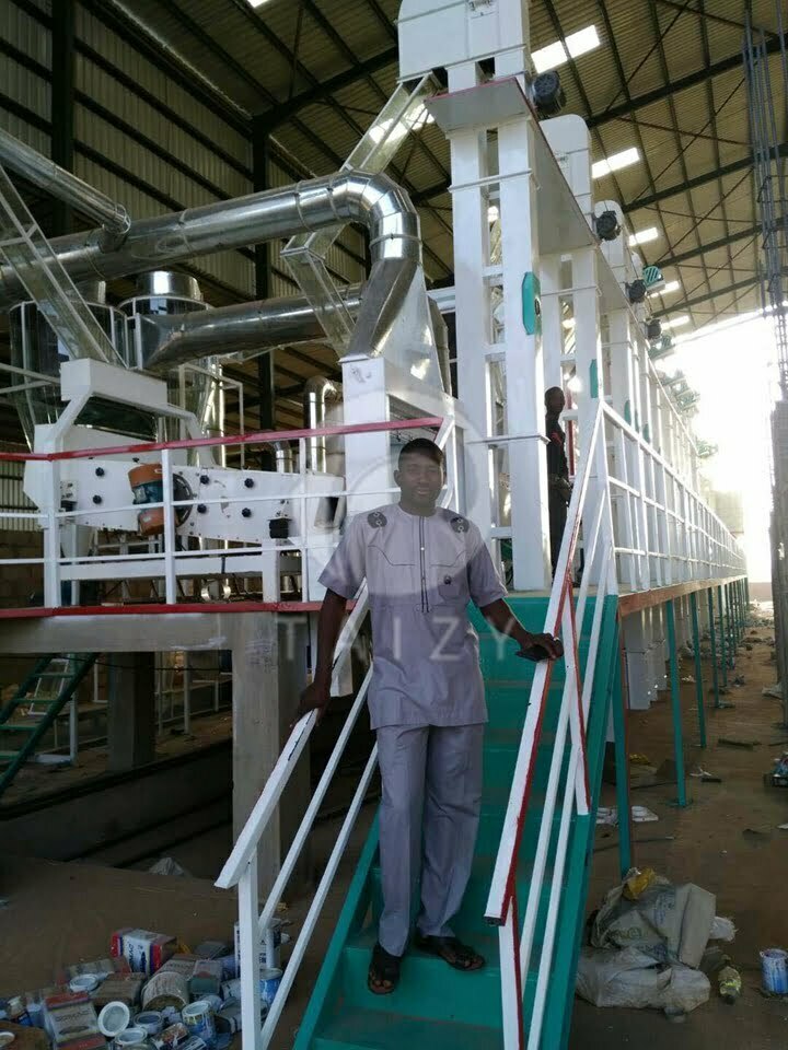 Rice milling equipment installation people